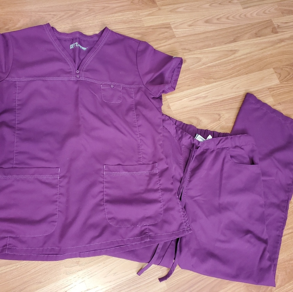 Grey's anatomy sz med scrub set